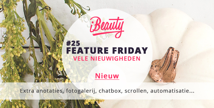 Feature Friday #25 - Nieuwe functionaliteiten to boost your business